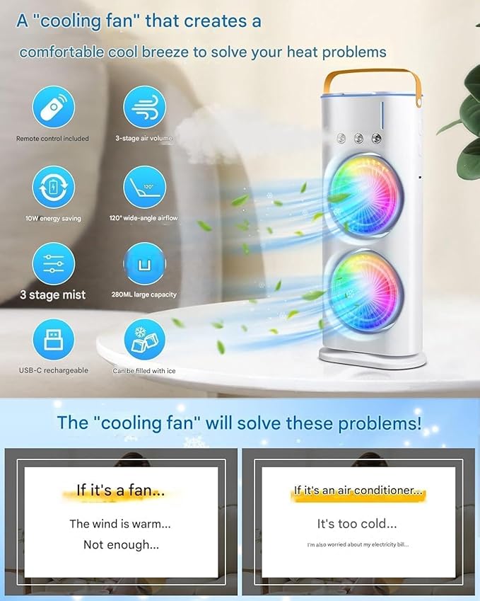 Double-Ended Spray Fan